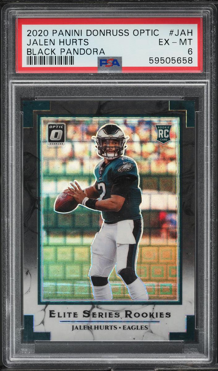 2020 Donruss Optic Football Black Pandora Jalen Hurts #ERS-JAH
