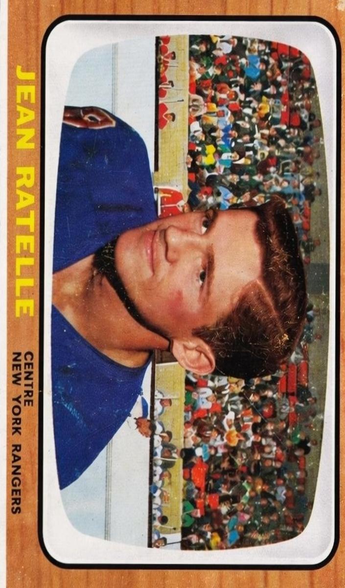 1966 Topps USA Test Hockey Jean Ratelle #29 PSA 3