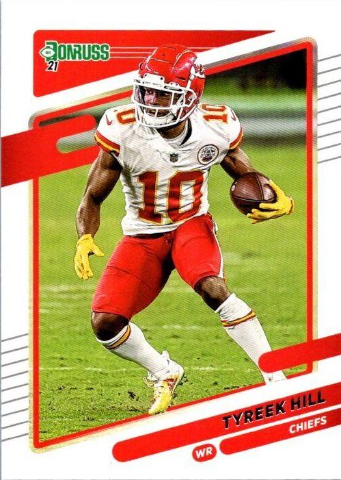 2021 Panini Donruss Football Tyreek Hill #117 PSA 10