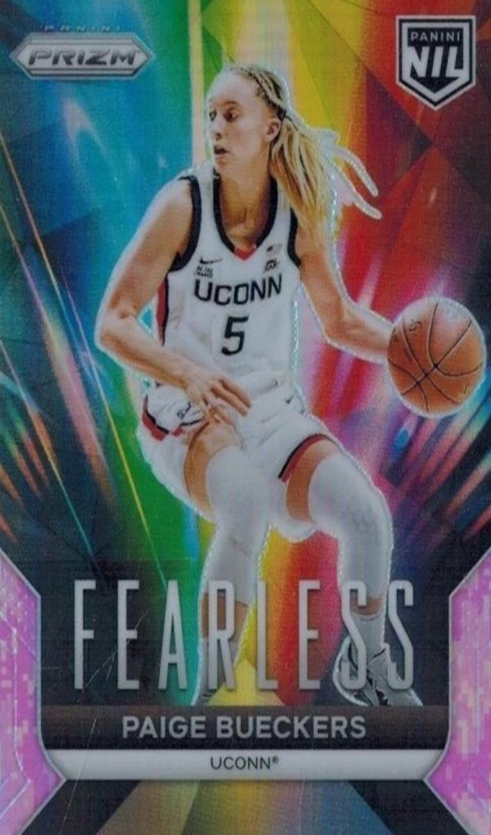 2024 Panini NIL University of Connecticut Basketball Camo Paige Bueckers #F-1 PSA 10