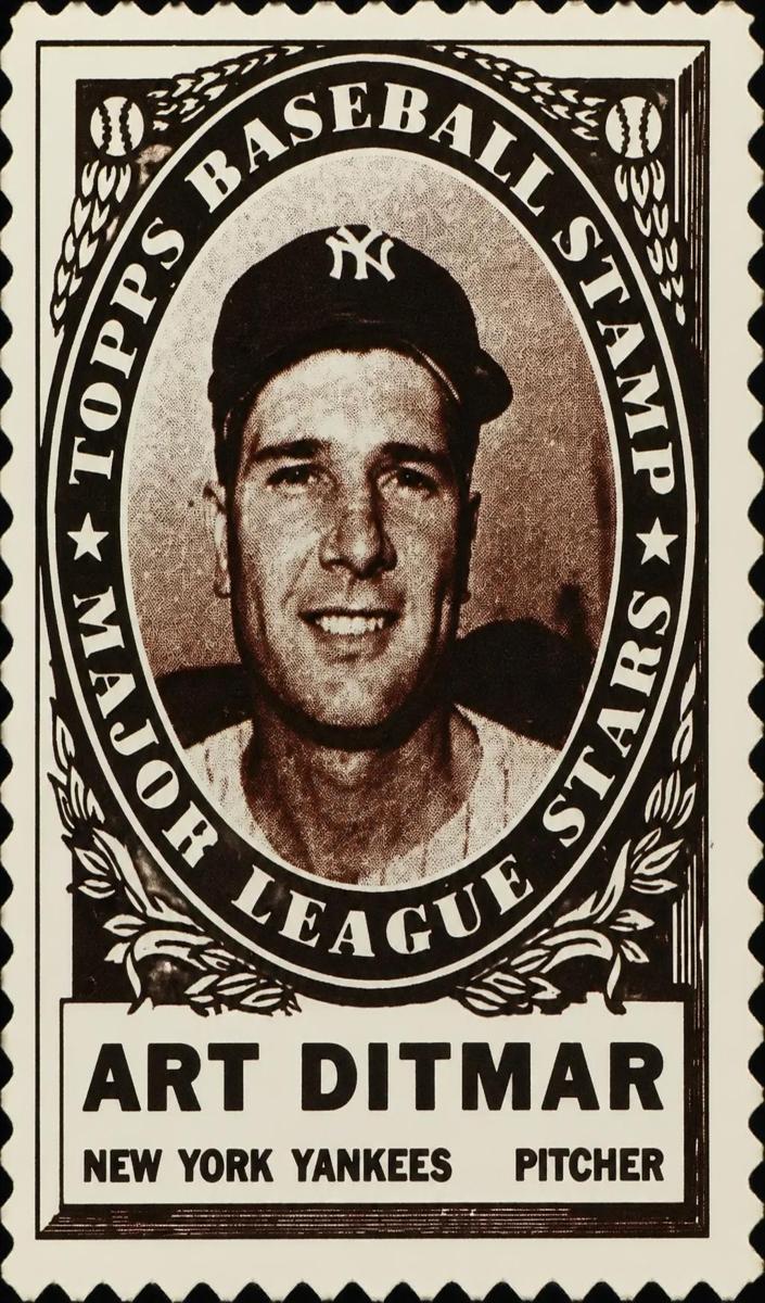 1961 Topps Baseball Art Ditmar #NNO