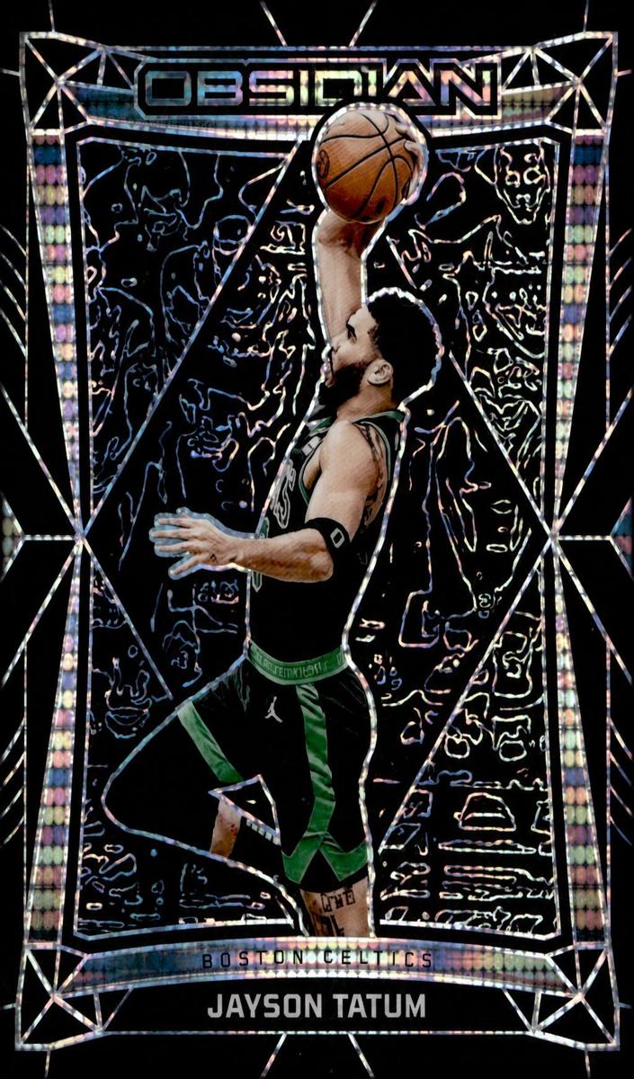 2023 Panini Obsidian Basketball Electric Etch International Jayson Tatum #113
