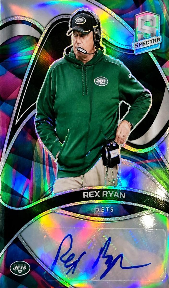 2022 Panini Spectra Football Neon Marble Rex Ryan #SIG-RRY