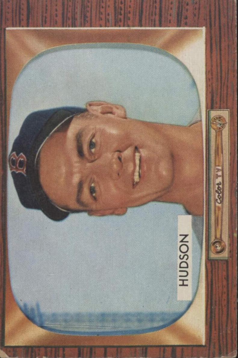 1955 Bowman Baseball Sid Hudson #318 PSA 6