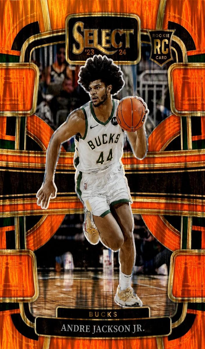 2023 Panini Select Basketball Orange Flash Andre Jackson Jr. #98