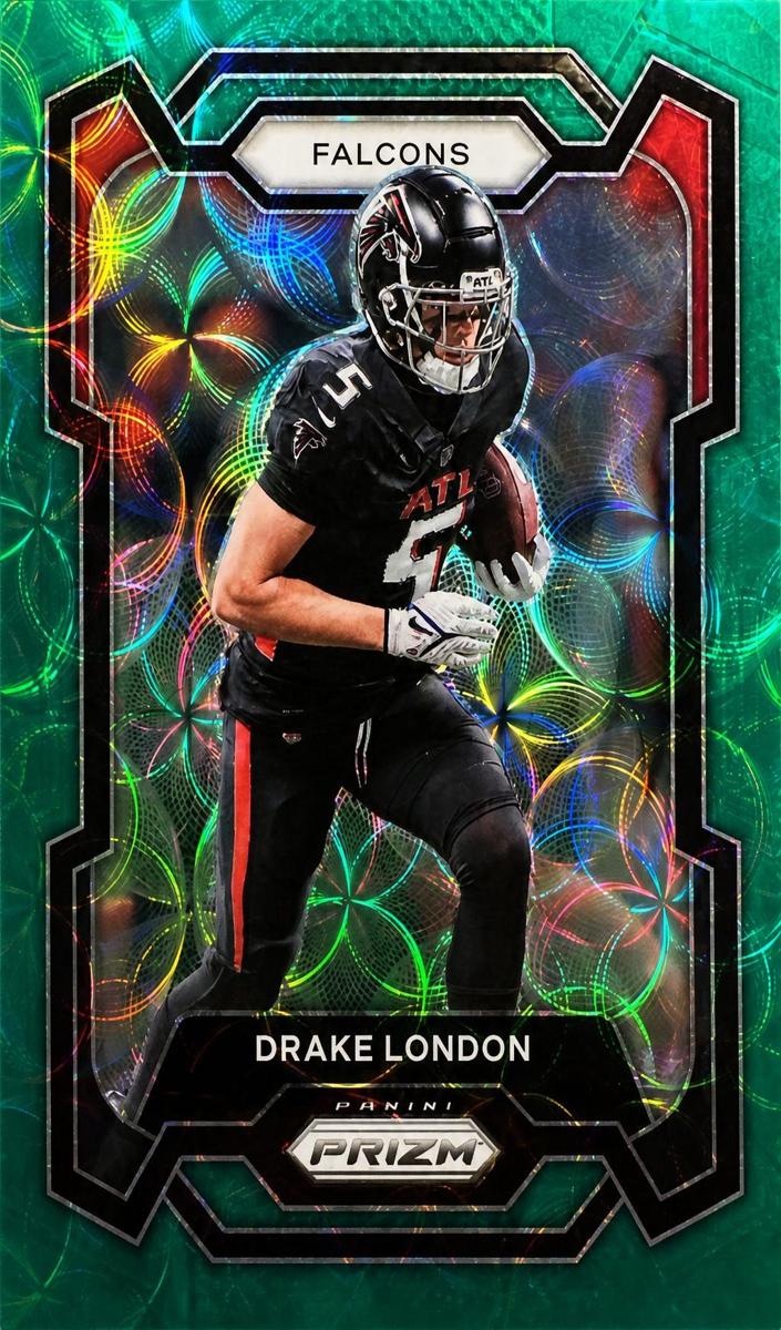 2023 Panini Prizm Football Green Scope Drake London #10