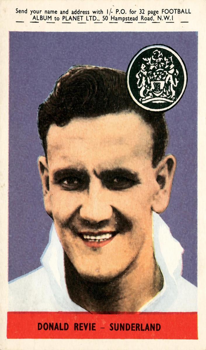 1958 A & BC Footballers Soccer Planet Ltd. Donald Revie #33