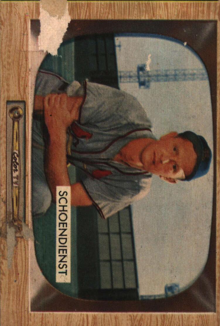1955 Bowman Baseball Red Schoendienst #29