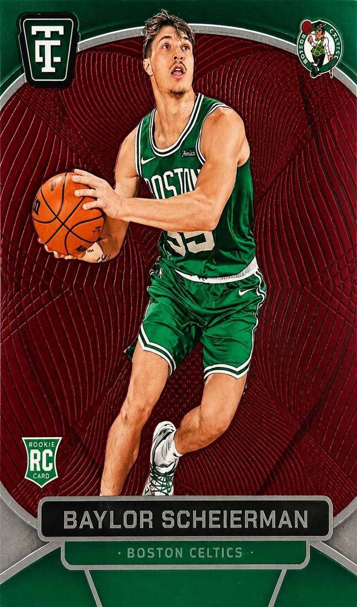 2024 Panini Totally Certified Basketball Mirror Maroon Baylor Scheierman #172