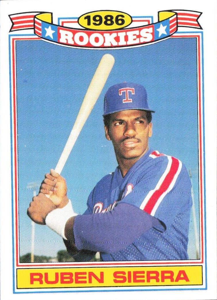 1987 Topps Baseball Ruben Sierra #15