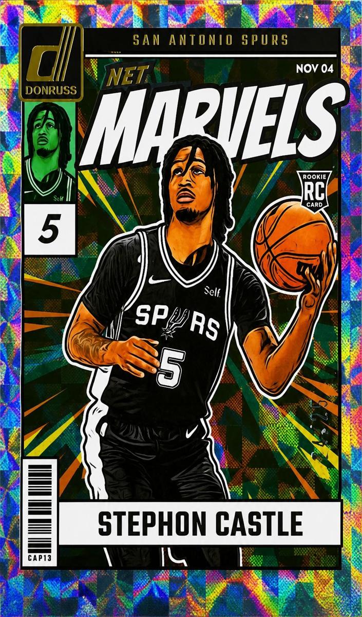 2024 Panini Donruss Basketball Hyper Stephon Castle #23