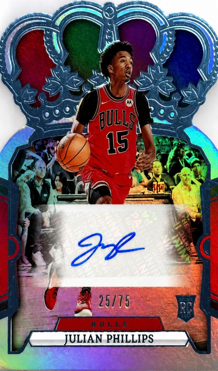 2023 Panini Crown Royale Basketball Blue Julian Phillips #RC-PHL