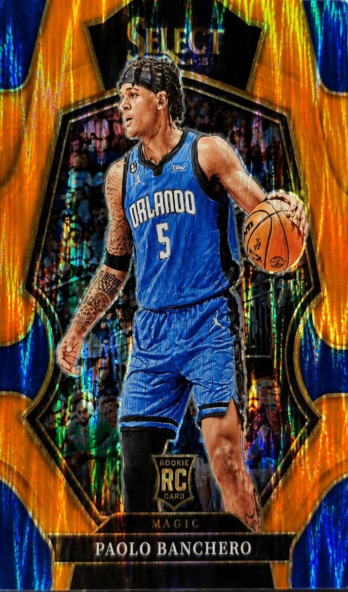 2022 Panini Select Basketball Orange Flash Paolo Banchero #169 PSA 9