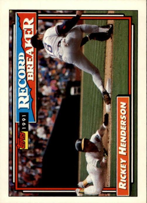 1992 Topps Baseball Rickey Henderson #2