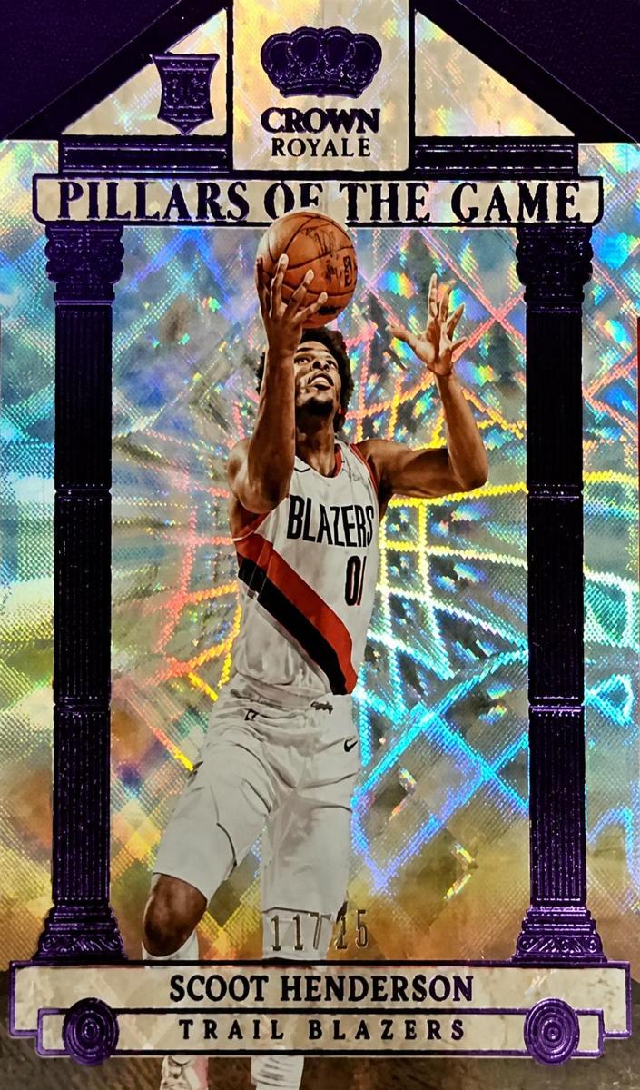 2023 Panini Crown Royale Basketball Purple Scoot Henderson #1