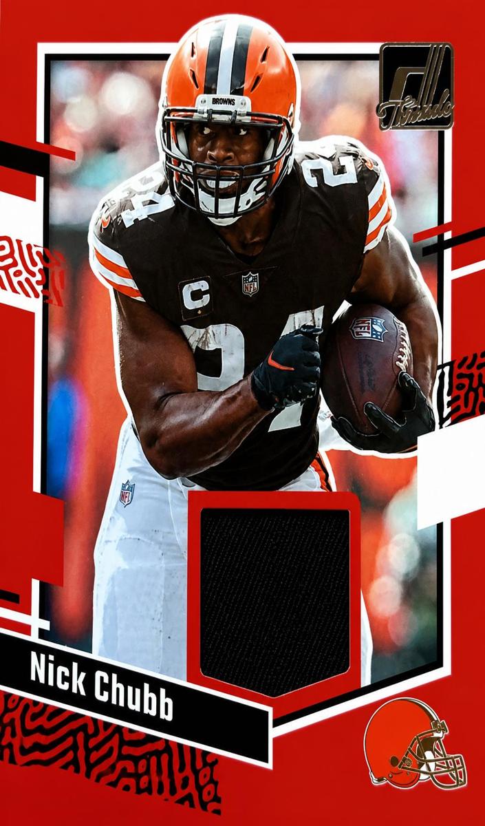 2023 Panini Donruss Football Nick Chubb #DTH-NC SGC 8.5