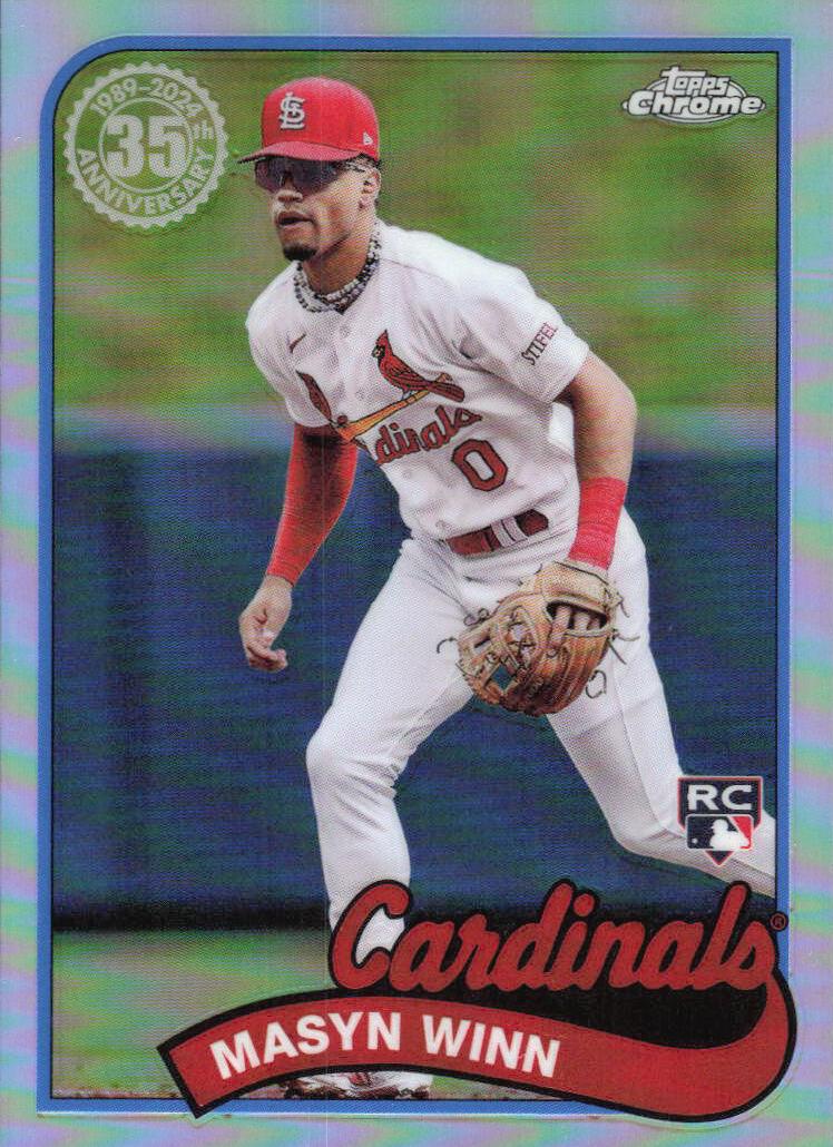 2024 Topps Chrome Baseball Masyn Winn #89CB-17