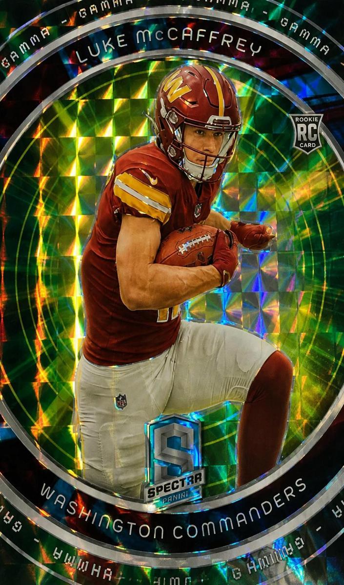 2024 Panini Spectra Football Interstellar Luke McCaffrey #G-LMY