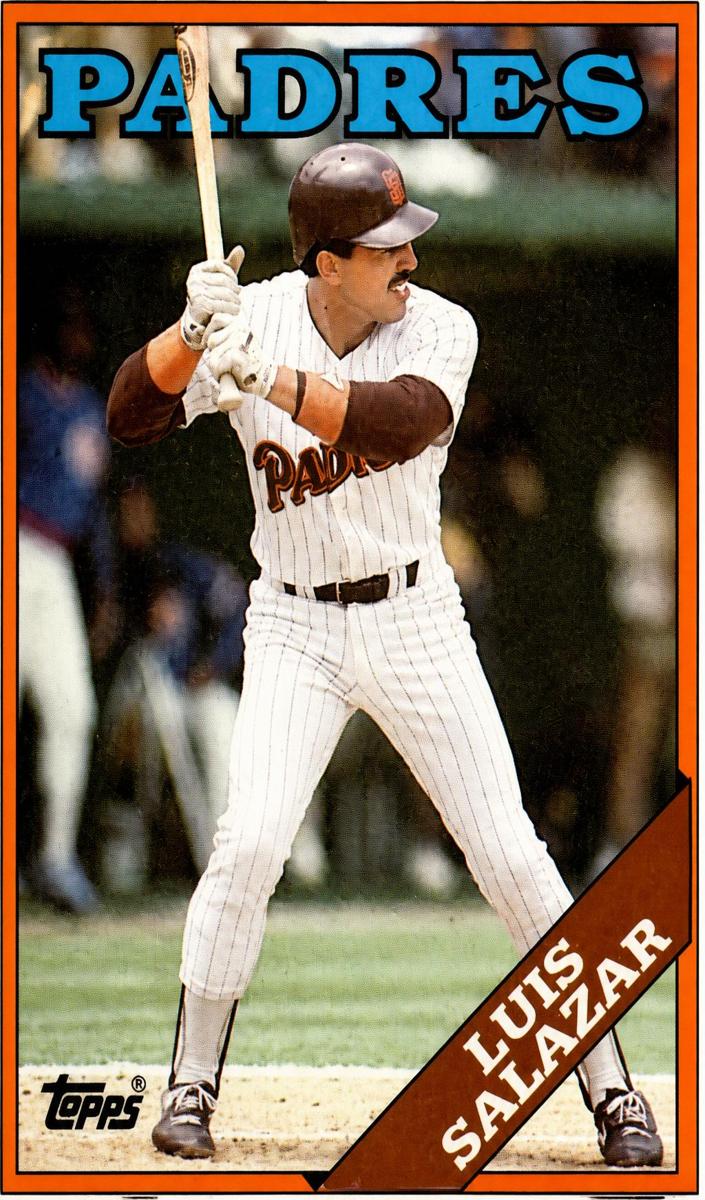 1988 Topps Baseball Luis Salazar #276