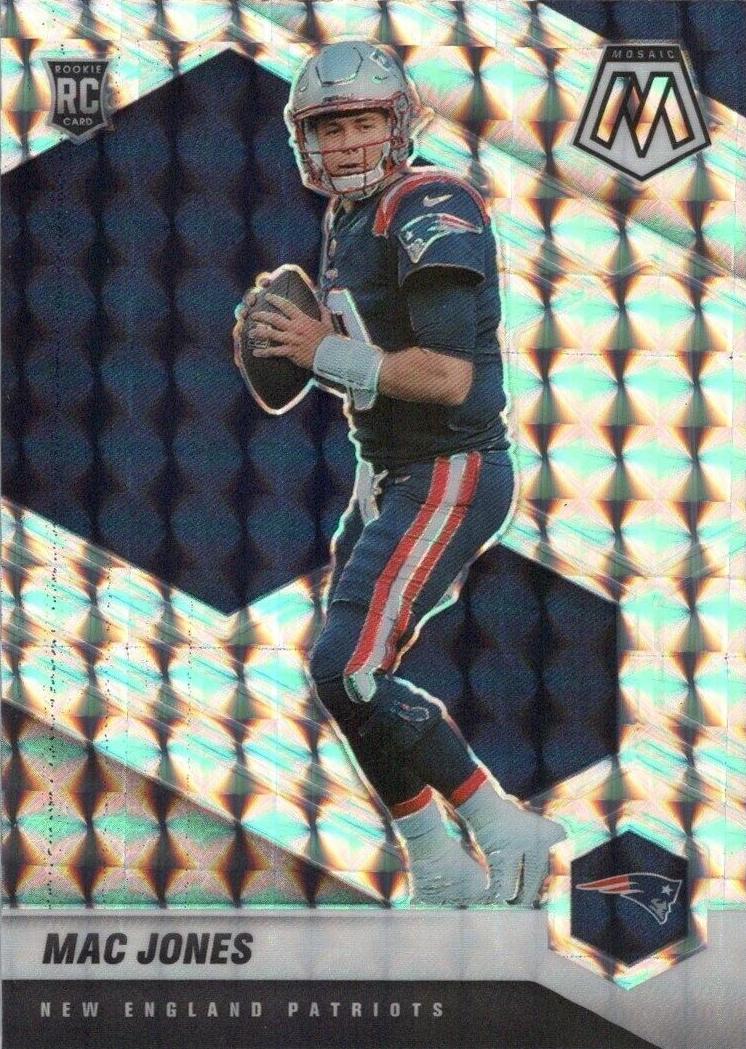 2021 Panini Mosaic Football Silver Mac Jones #306