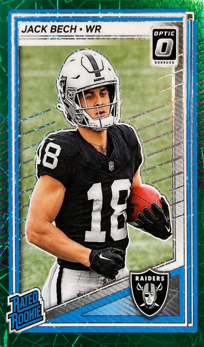 2025 Donruss Optic Football Green Velocity Jack Bech #211