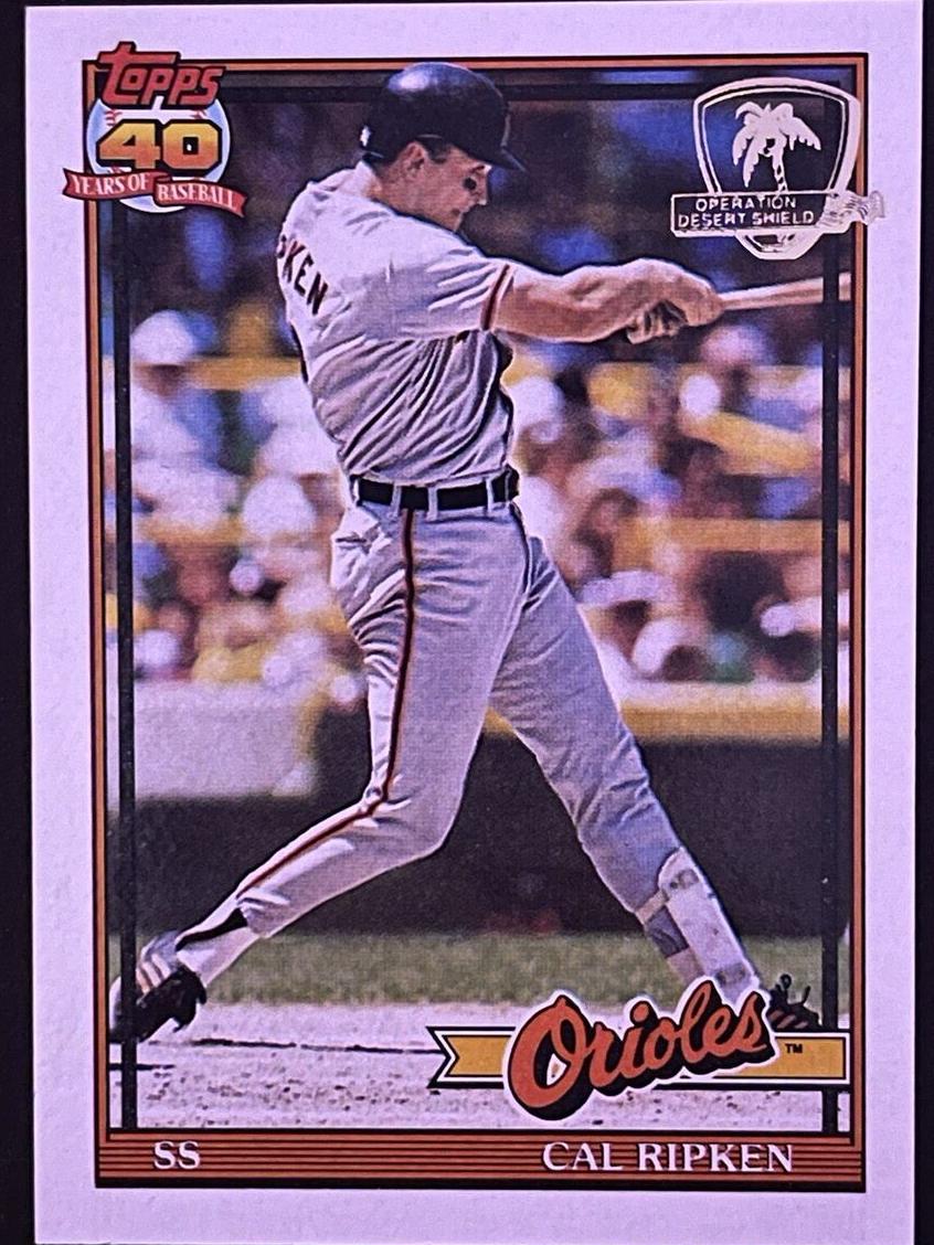 1991 Topps Baseball Cal Ripken #150 PSA 8.5