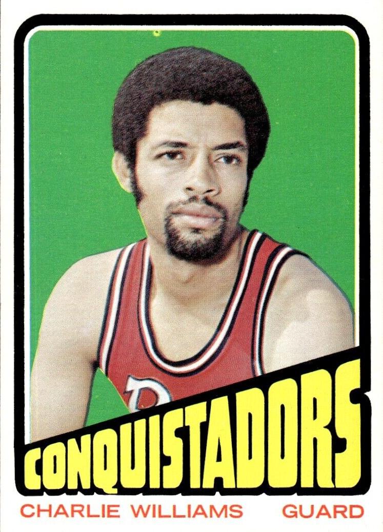 1972 Topps Basketball Charlie Williams #231 PSA 8