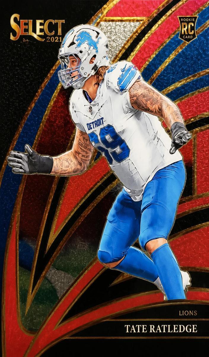 2025 Panini Select Football Pink Glitter Tate Ratledge #270