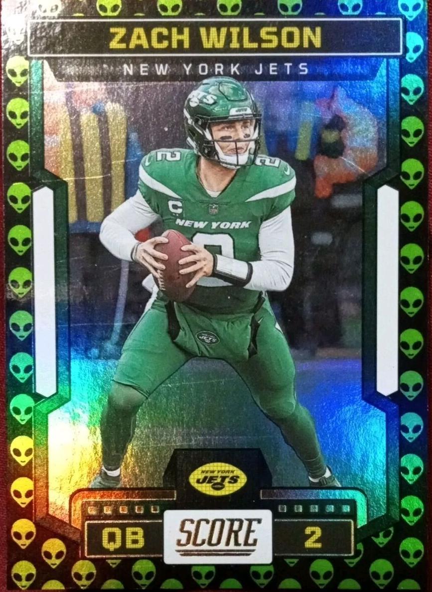 2023 Panini Score Football Zach Wilson #288 CGC 9.5