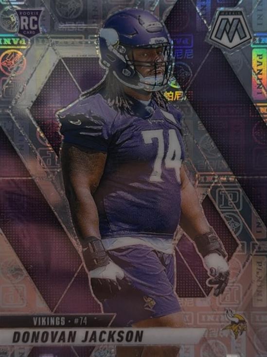 2025 Panini Mosaic Football Silver Knight Donovan Jackson #388