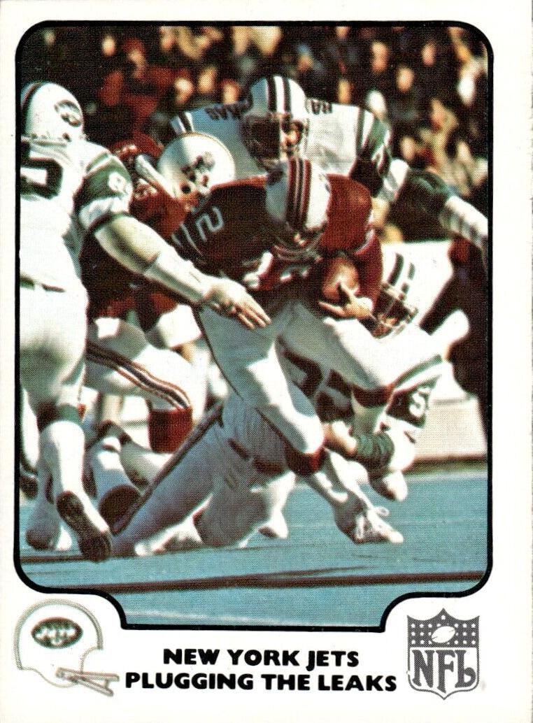 1977 Fleer Team Action Football New York Jets #20 PSA 9