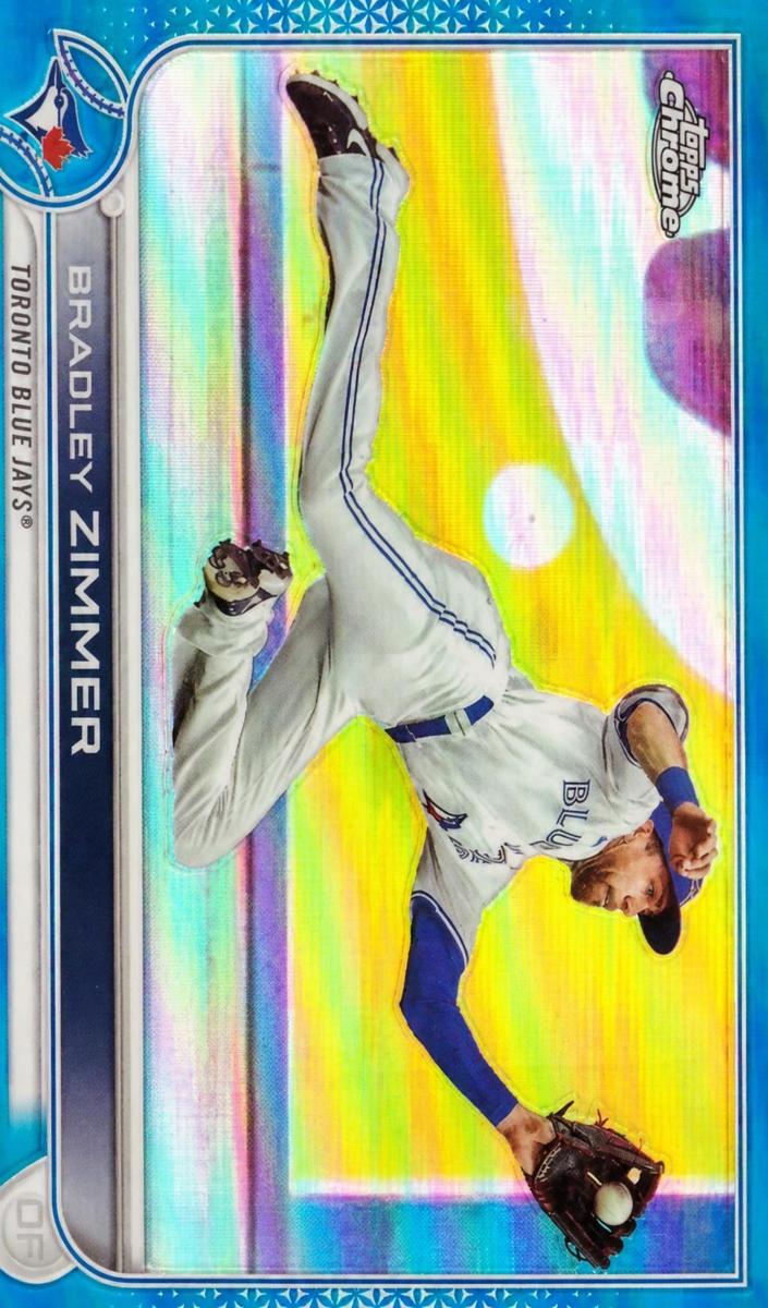 2022 Topps Chrome Update Baseball Blue Bradley Zimmer #USC170