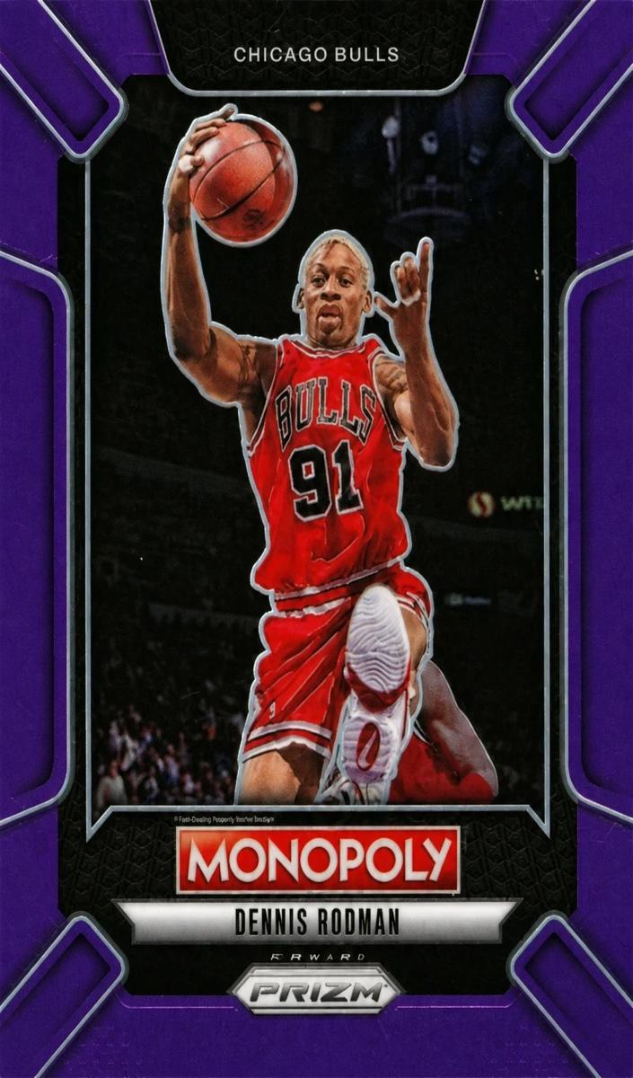 2024 Panini Prizm Monopoly Basketball Purple Dennis Rodman #LEG7