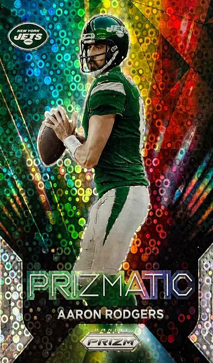 2023 Panini Prizm Football No Huddle Aaron Rodgers #8 PSA 10