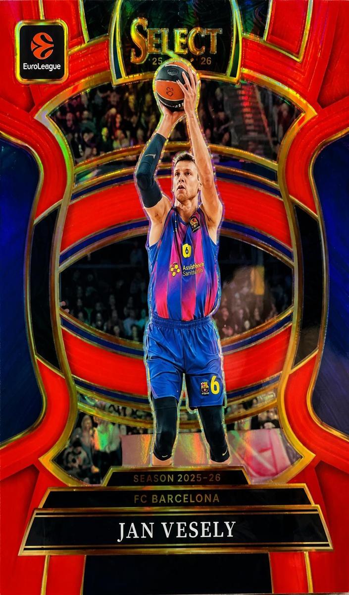2025 Panini Select EuroLeague Basketball Red Jan Vesely #63