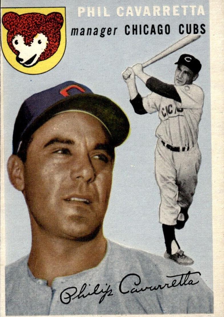 1954 Topps Baseball Phil Cavarretta #55