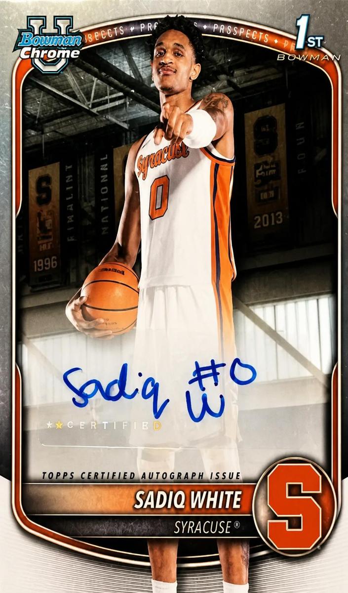 2025 Bowman Basketball Sadiq White #CPA-SWH