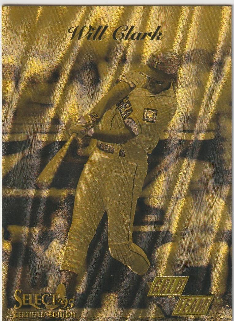 1995 Select Certified Baseball Will Clark #9