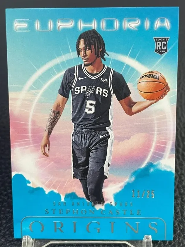 2024 Panini Origins Basketball Turquoise Stephon Castle #12