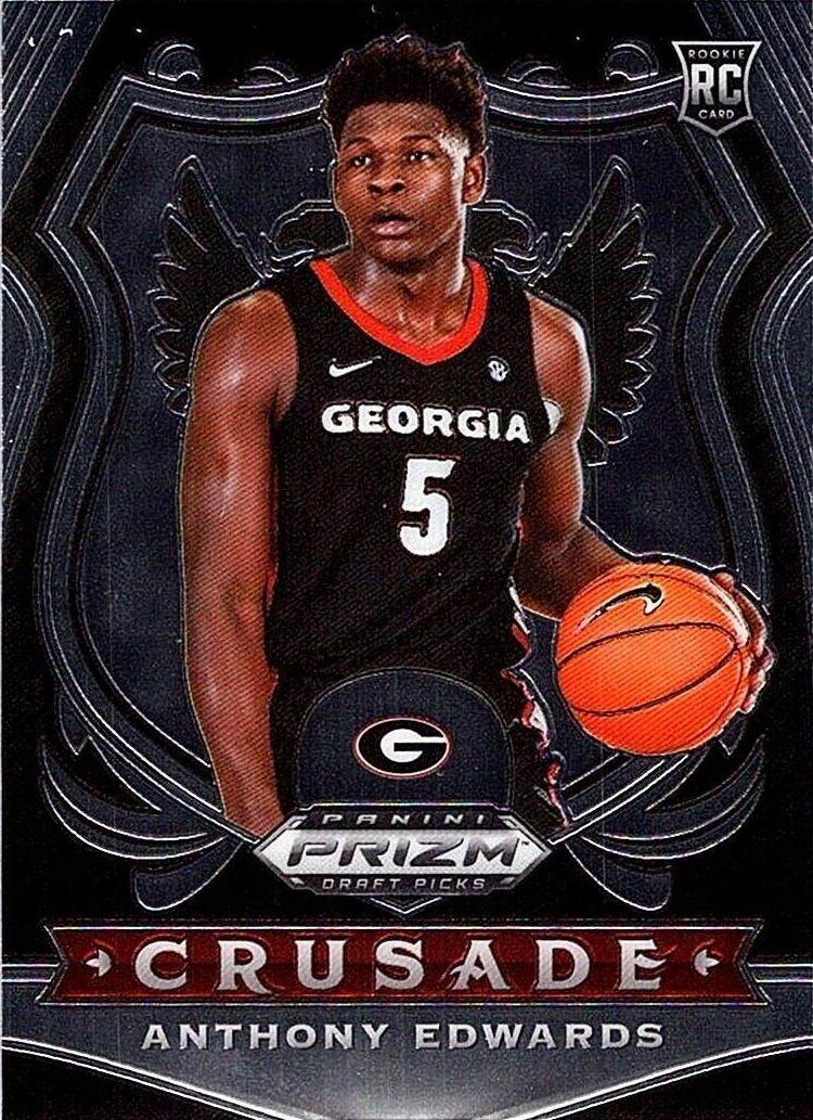 2020 Panini Prizm Draft Picks Basketball Anthony Edwards #81