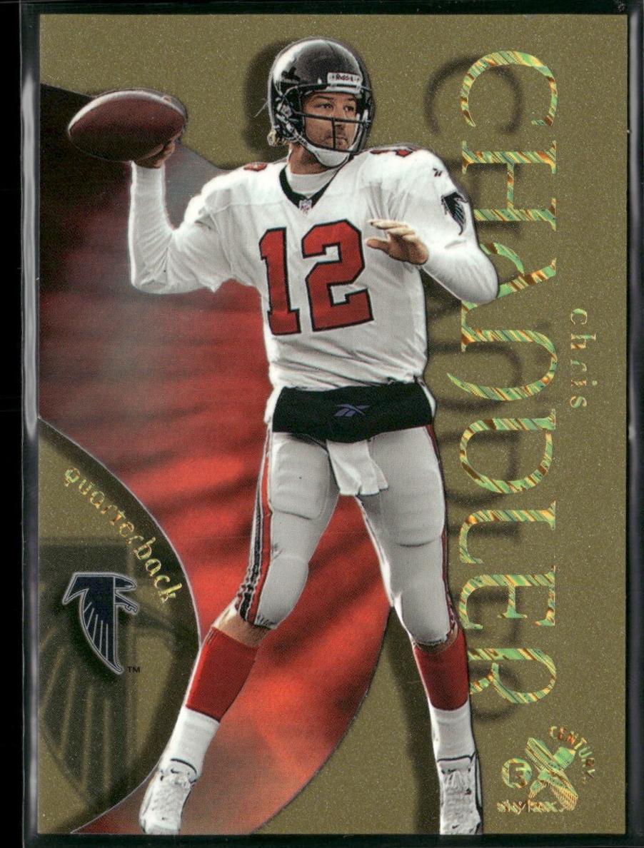 1999 Skybox E-X Century Football Essential Credentials Future Chris Chandler #6