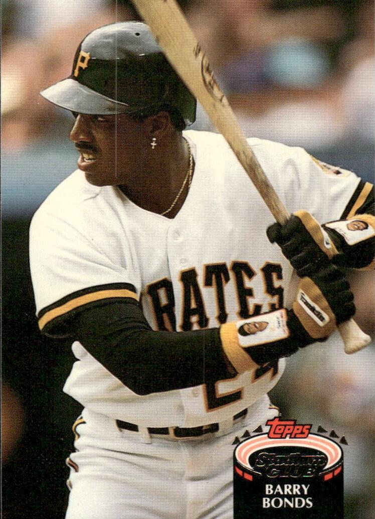 1992 Topps Stadium Club Baseball Barry Bonds #620