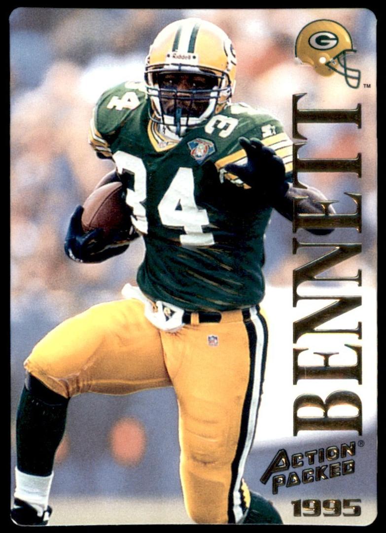 1995 Action Packed Football Edgar Bennett #68