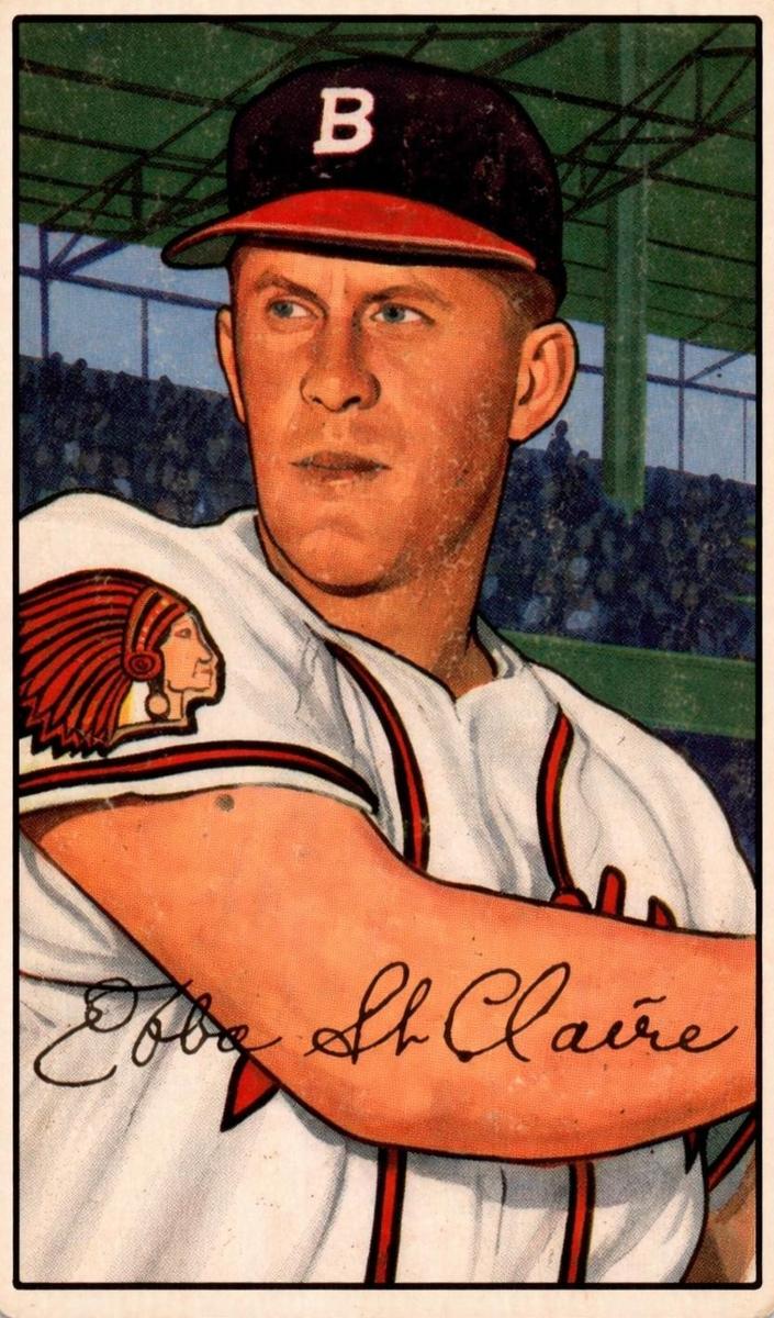 1952 Bowman Baseball Ebba St. Claire #172 PSA 6