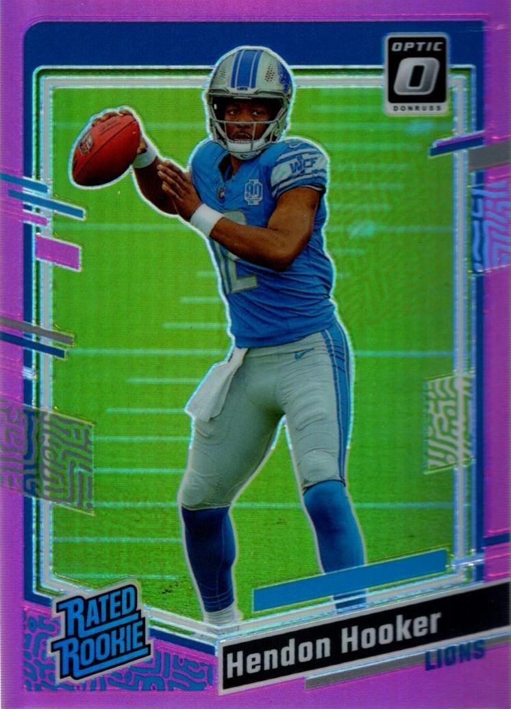 2023 Donruss Optic Football Pink Hendon Hooker #234
