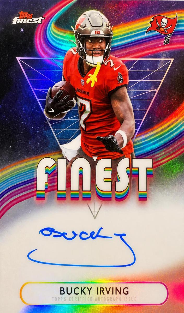 2025 Topps Finest Football Bucky Irving #FA-BI