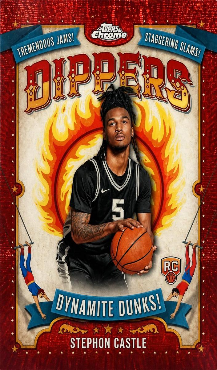2024 Topps Chrome Basketball Stephon Castle #D-23