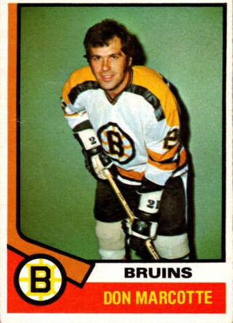 1974 O-Pee-Chee Hockey Don Marcotte #221