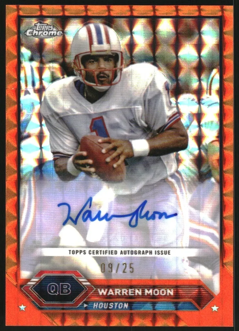 2023 Topps Composite Football Geometric Orange Warren Moon #TCA-WM