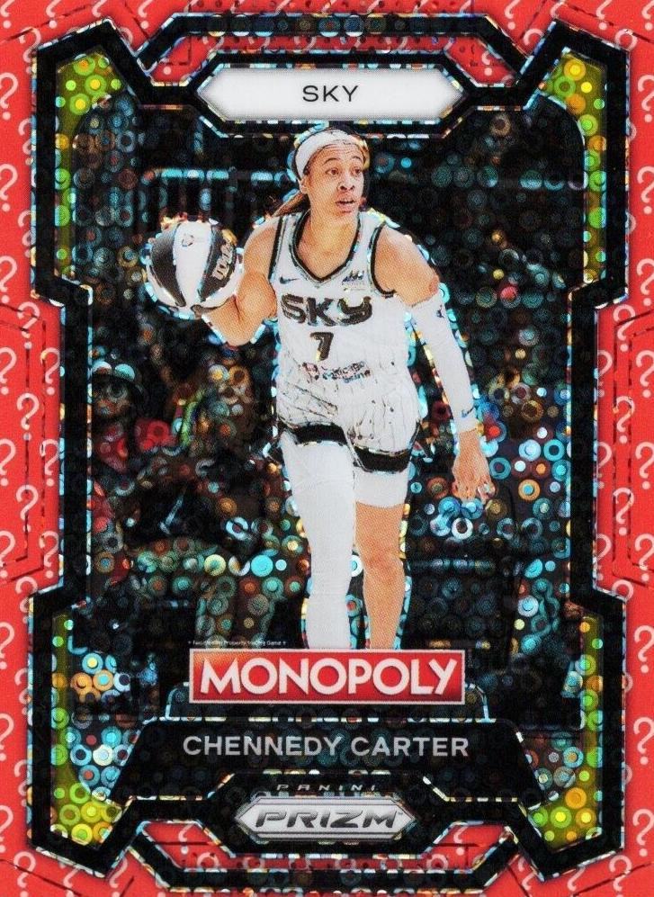 2024 Panini Prizm Monopoly WNBA Basketball Question Mark Chennedy Carter #52